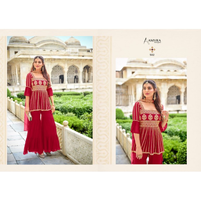 Amyra Florence Karwa Chowth Special Salwar Suits
